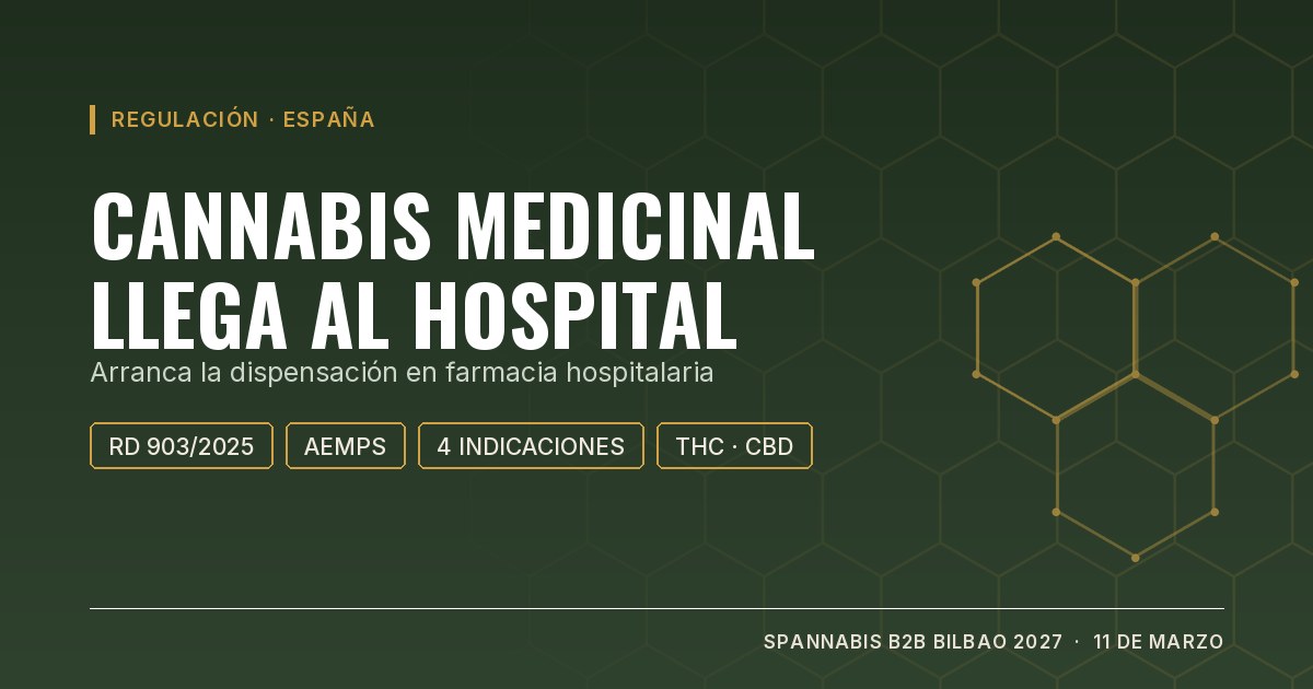 Portada: cannabis medicinal llega al hospital, arranca la dispensación en farmacia hospitalaria en España