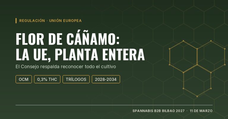 Portada: flor de cáñamo, la UE respalda reconocer la planta entera con un 0,3% de THC