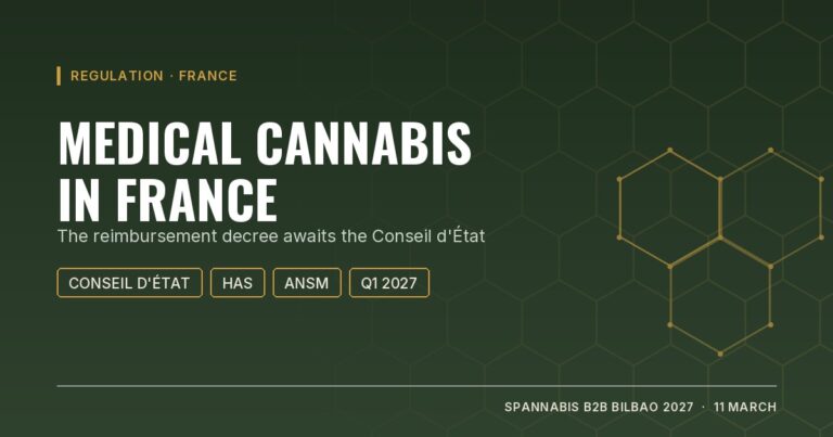 Cover: medical cannabis in France, the reimbursement decree awaits the Conseil d'État