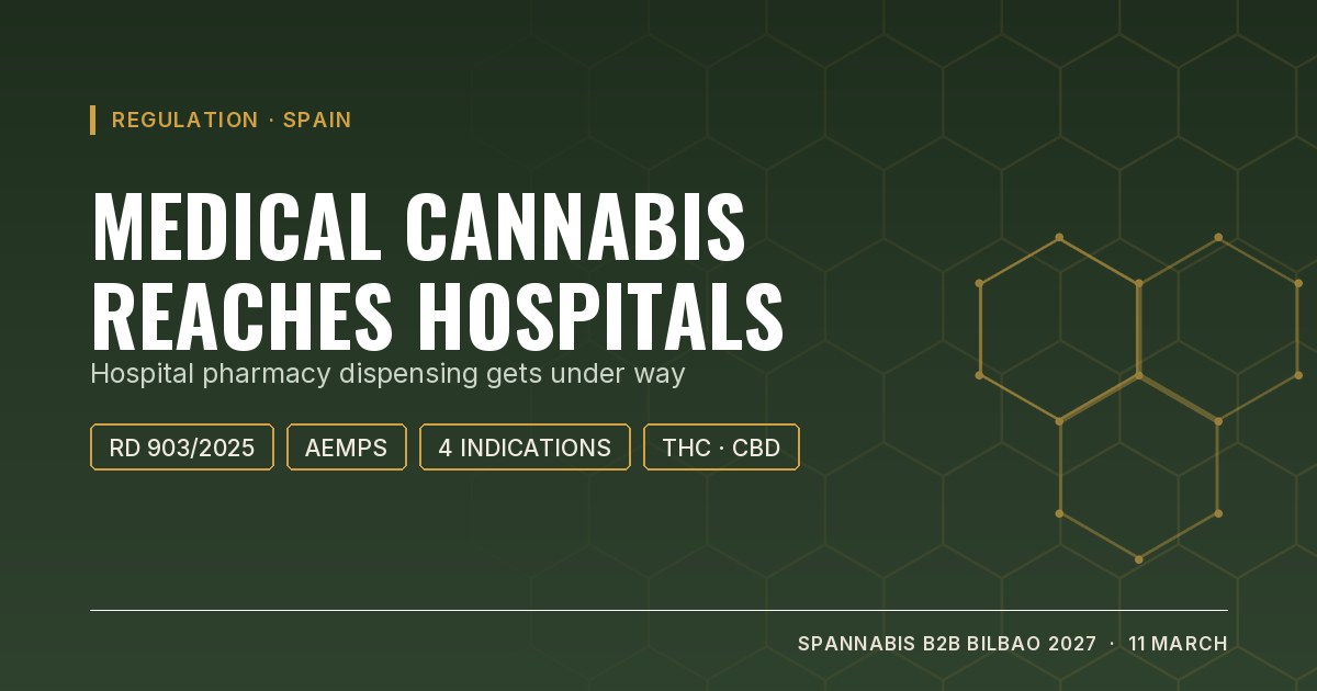 Cover: medical cannabis reaches hospitals, hospital pharmacy dispensing begins in Spain